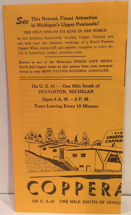 Copperama - Menu From 1968 (newer photo)